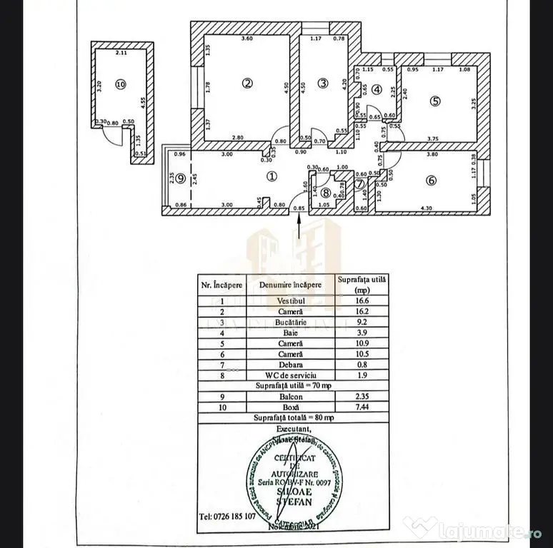 Apartament 3 camere central strada Matei Basarab Brasov - Brasov (Brasov)