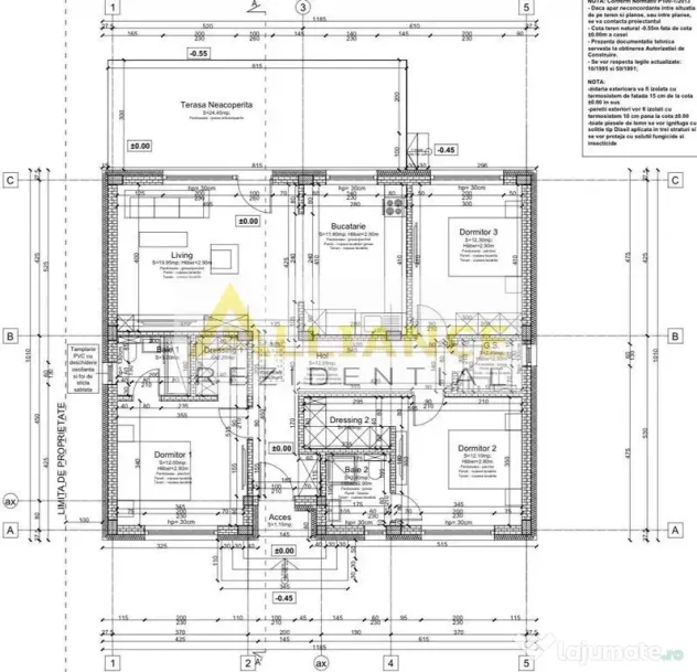 Casa individuala pe parter cu 4 cam. | strada Miorita Com... - Berceni (Bucuresti-Ilfov)