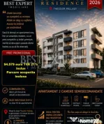 2 Camere Premium | Parcare Acoperită | Avans 15 % | Încăl
