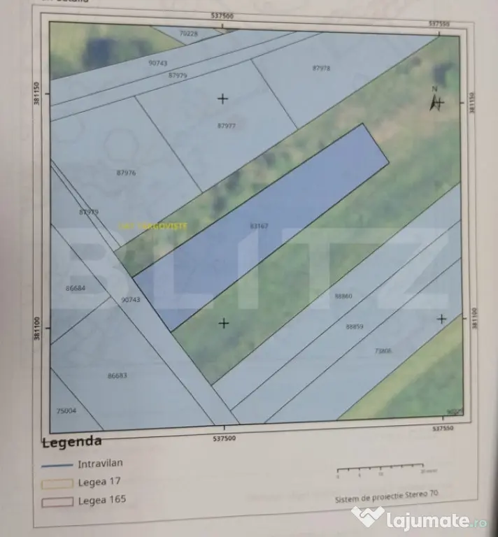 Teren intravilan, 800 mp, zona Cicom - Targoviste (Dambovita)