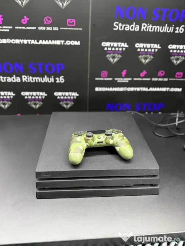 PlayStation 4 PS4 Pro 1Tb Maneta Cablu alimentare/Hdmi ID_1169