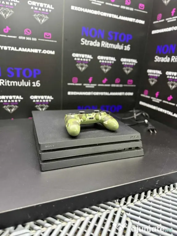 PlayStation 4 PS4 Pro 1Tb Maneta Cablu alimentare/Hdmi ID_1169