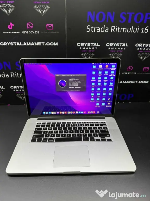 Macbook Pro 2015 A1398 i7 2,8 GHz 16Gb 512Gb Ssd ID_1503