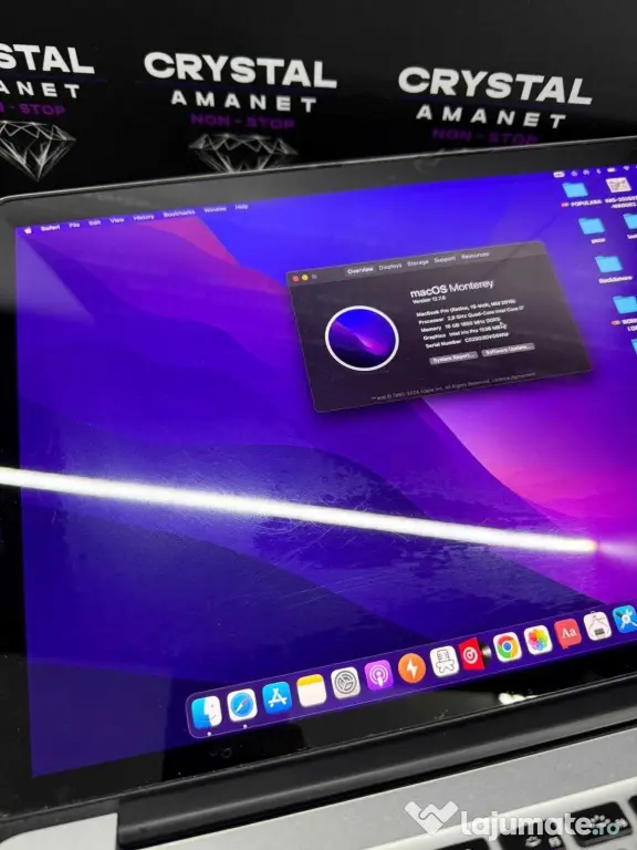 Macbook Pro 2015 A1398 i7 2,8 GHz 16Gb 512Gb Ssd ID_1503