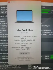 Apple MacBook Pro Late 2017 15" A1707 Procesor: Intel Core i7 Quad-Core (7th Gen) ID_2109 