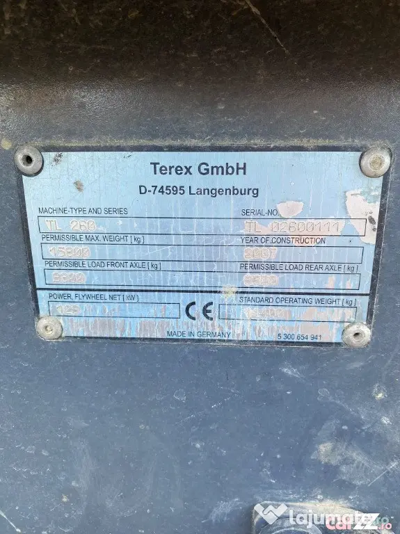 Pompa hidraulica incarcator frontal Terex TL260 piese - Seini (Maramures)