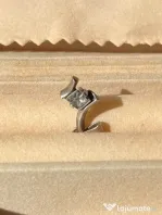 Pandantiv retro din argint sterling 925 cu piatră fațetată