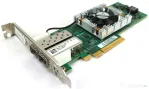 Placa de retea dell qlogic qle2662, 2 x16gb sfp, fc gen 5, standard profile