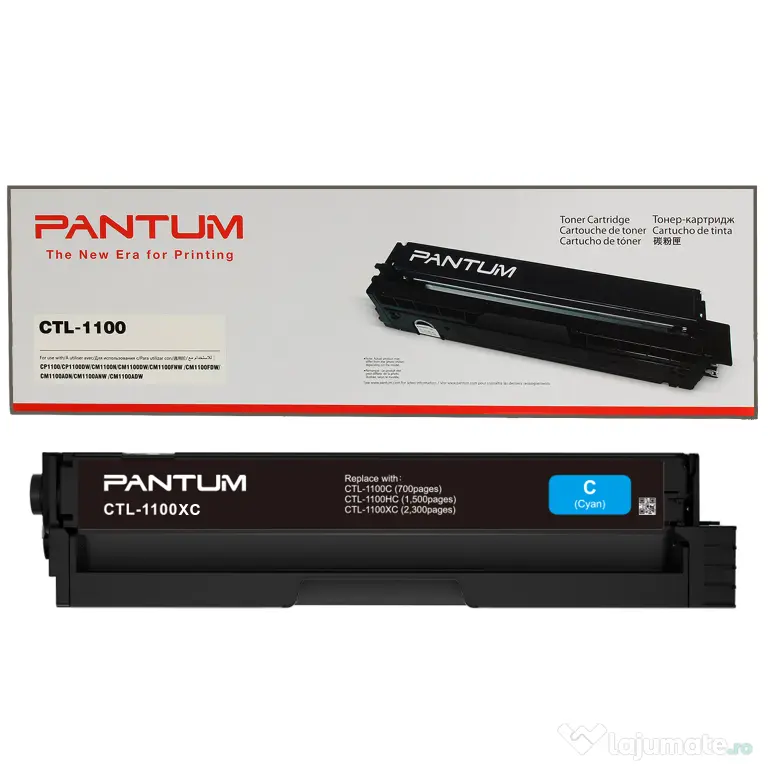 Cartus toner nou pantum ctl-1100xm, culoare magenta, capacitate 2300 pagini, compatibil cu modelele