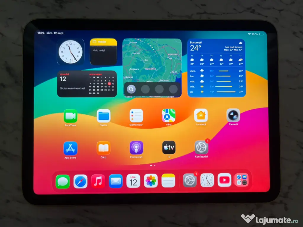 Tabletă Apple iPad Generatia 10 (2022) 64 GB + Accesorii