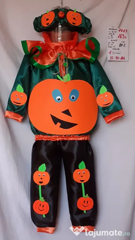 Costum Dovlecel pentru copii 3-4-5 ani, 165 RON
