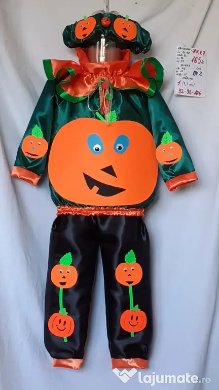 Costum Dovlecel pentru copii 3-4-5 ani, 165 RON