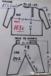 Costum Dovlecel pentru copii 3-4-5 ani, 165 RON