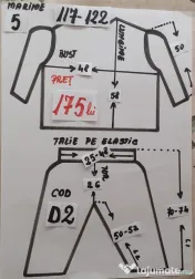 Costum Dovlecel pentru copii 5-6-7-8 ani,175 lei