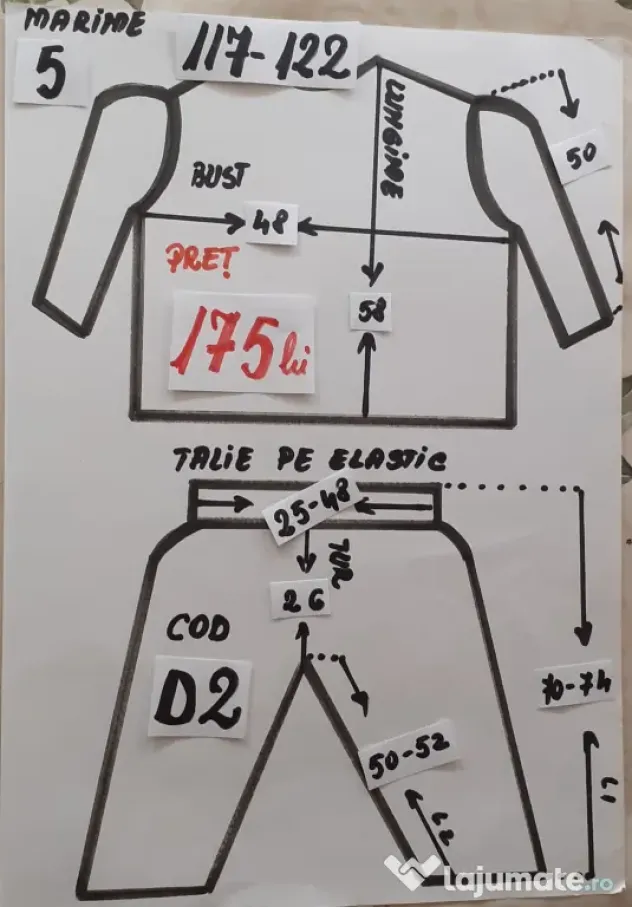 Costum Dovlecel pentru copii 5-6-7-8 ani,175 lei