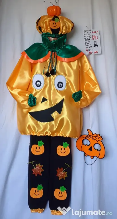 Costum Dovlecel pentru copii 5-6-7-8 ani,175 lei