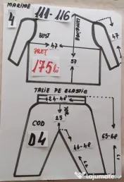 Costum Dovlecel pentru copii 5-6-7-8 ani,175 lei