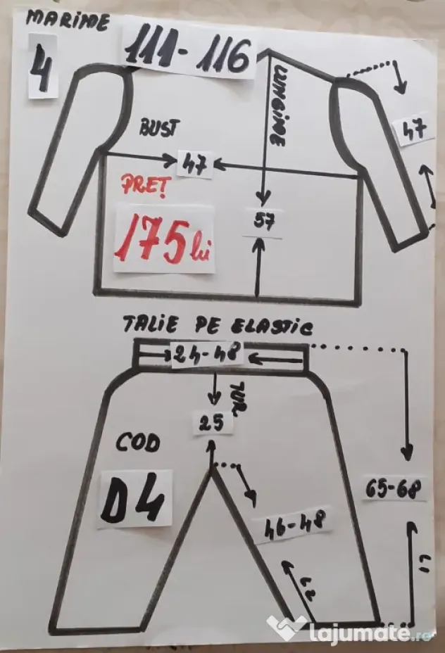Costum Dovlecel pentru copii 5-6-7-8 ani,175 lei