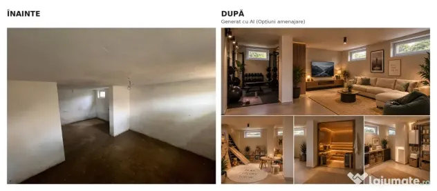 Casă cuplată cartier Henri Coandă, D+P+1E+M, 196 mp desfășurați, teren 273 mp