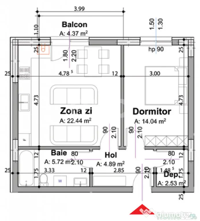 Apartament 2 camere Pitesti | Zona Stadion - Pitesti (Arges)