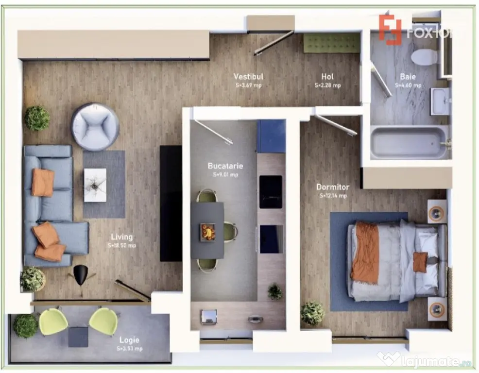 COMISION 0% Apartament cu 2 camere, loc de parcare, bloc nou - Timisoara (Timis)