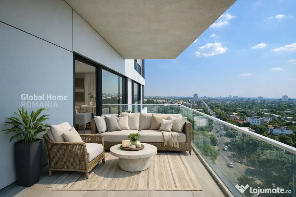 Panoramic View 16 Floor • 4 Rooms + 2 Parking • One Verd - Bucuresti (Bucuresti-Ilfov)