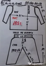 Costum Morcov pentru copii 9-10-11-12-13-14 ani 