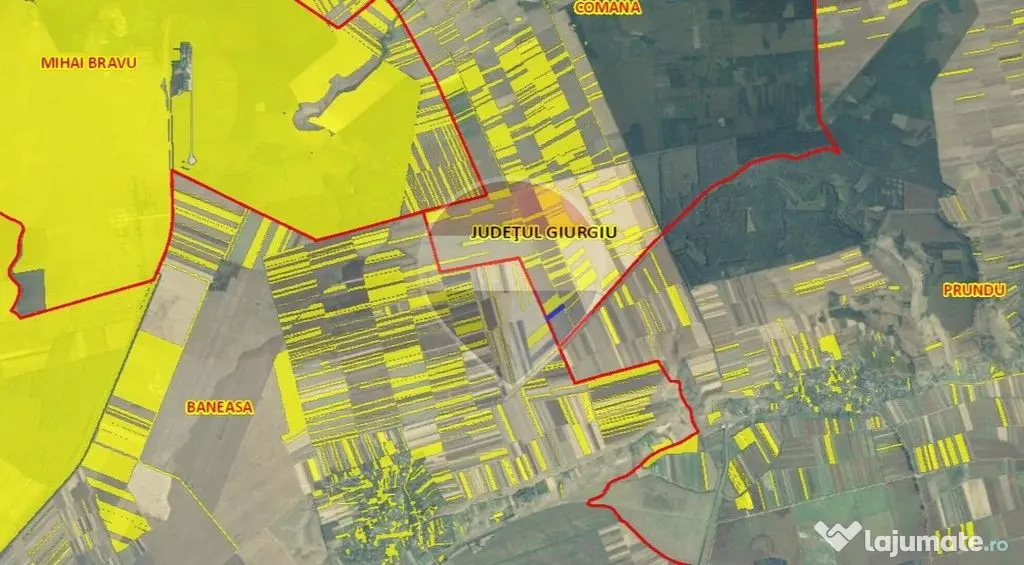 Teren extrvilan agricol de 6,100 mp - Comana / Giurgiu - Comana (Giurgiu)