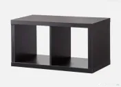 Kallax raft negru-maro(inchis) mat 