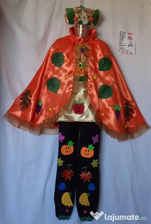 Costum Printul toamnei pentru copii,7-8-9 ani,195 lei