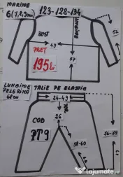 Costum Printul toamnei pentru copii,7-8-9 ani,195 lei 