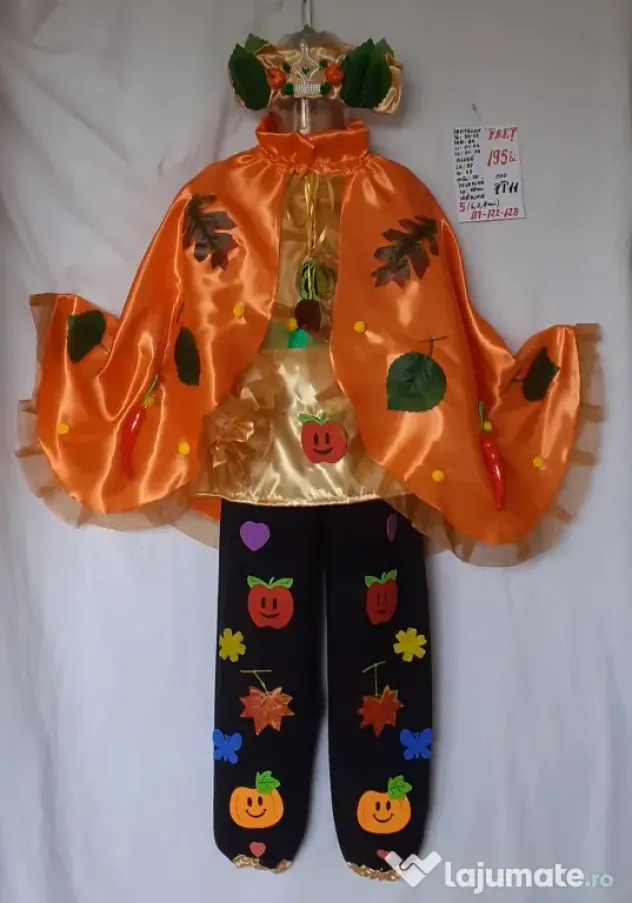 Costum Printul toamnei pentru copii,7-8-9 ani,195 lei