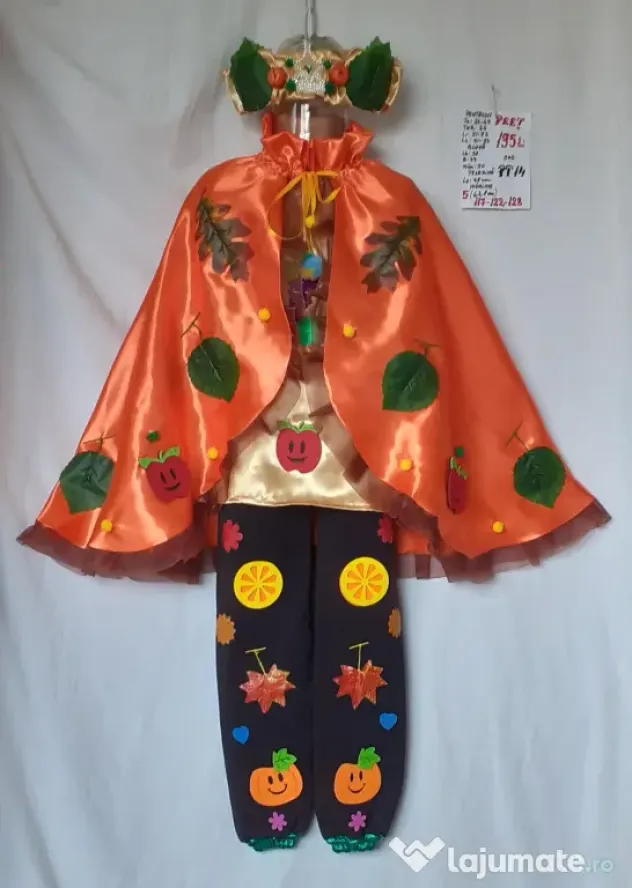 Costum Printul toamnei pentru copii,7-8-9 ani,195 lei
