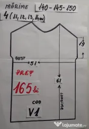 Costum Vanata pentru copii,8-9-10-11-12-13-14 ani,165 lei 