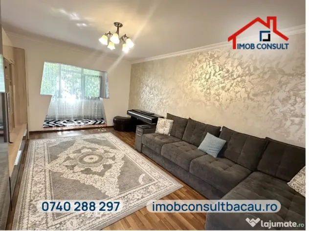 Apartament cu 3 camere de vânzare |Mioriței – Mega Image|Etaj 1|CE1812 - Bacau (Bacau)