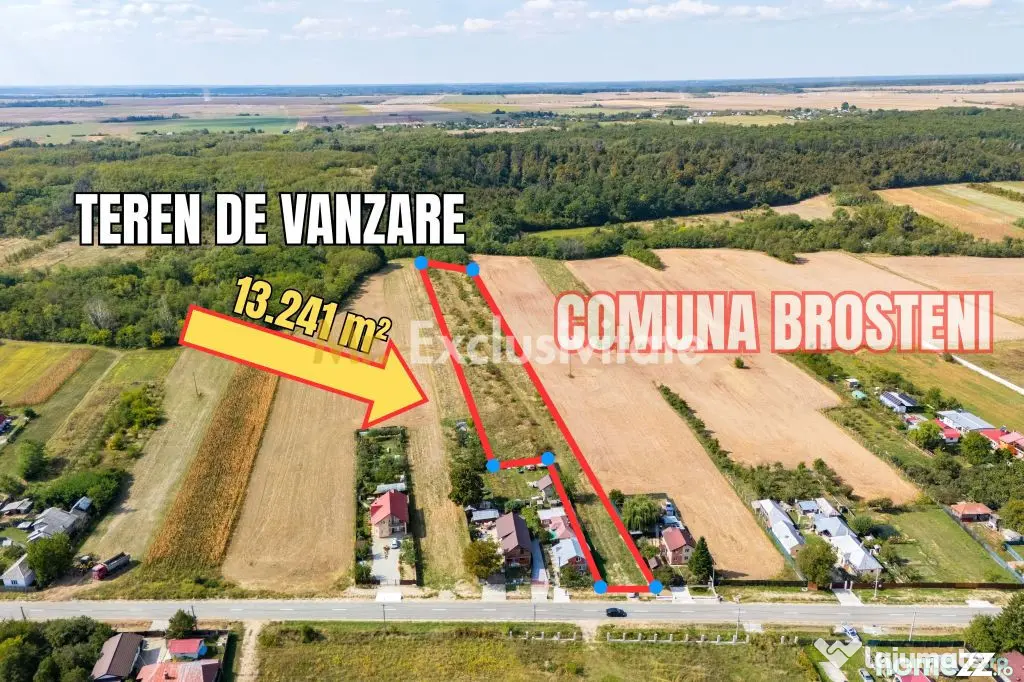 ???? Teren industrial 13.241 mp | Podu Brosteni, Argeș - Podu Brosteni (Arges)