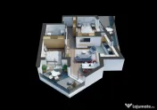 Apartament decomandat 3 camere 70mp Evolution 