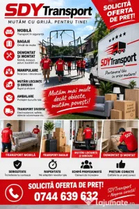 Transport mobila, marfa relocari firme 
