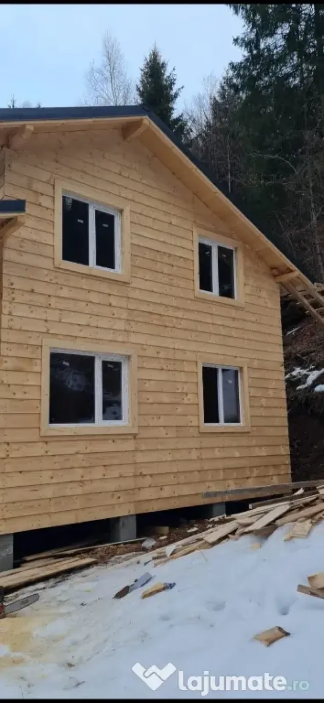 cabane lemn