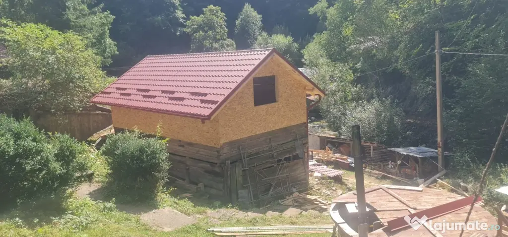 cabane lemn