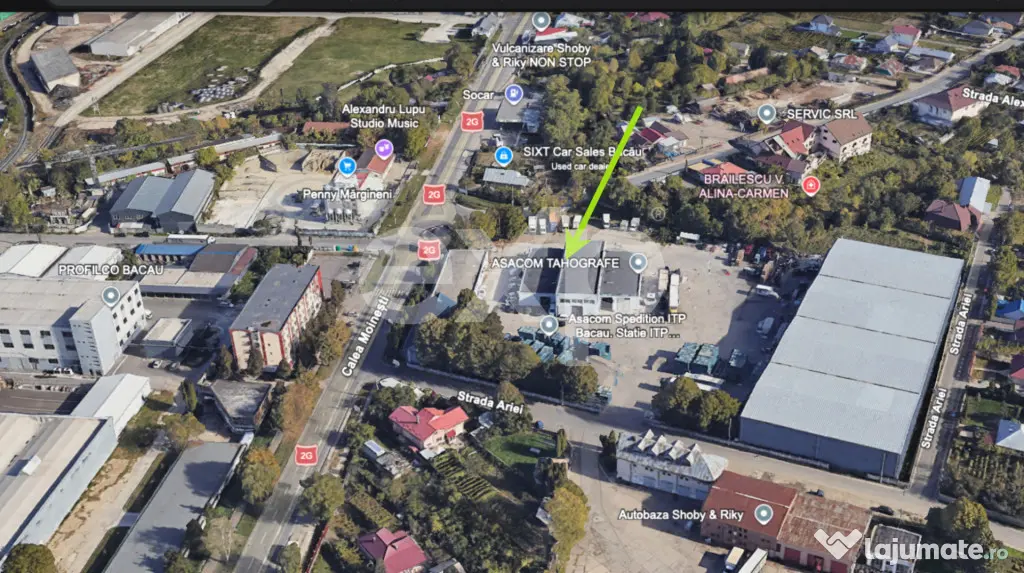 Două hale de închiriat – 863 mp | Calea Moinești | Zon? - Margineni (Bacau)