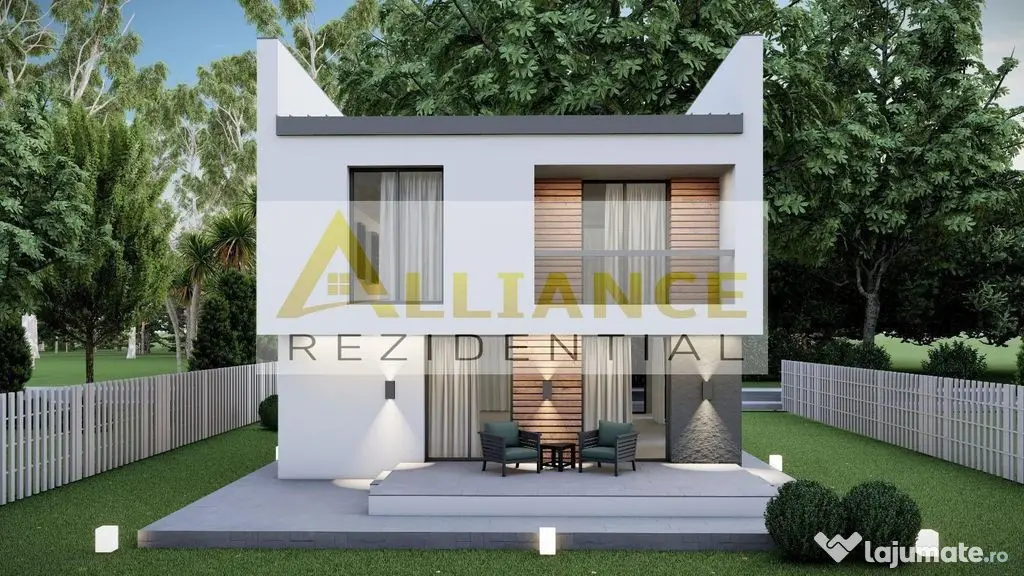 Vila individuala P+1E || 4 camere 3 bai || 355mp teren - Berceni (Bucuresti-Ilfov)
