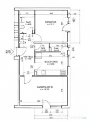 Apartament 2 camere decomandat - Tomis III/Galeriile Soveja