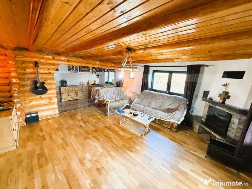 Casa din busteni, 4ari teren, Plopeni, Suceava - Suceava (Suceava)