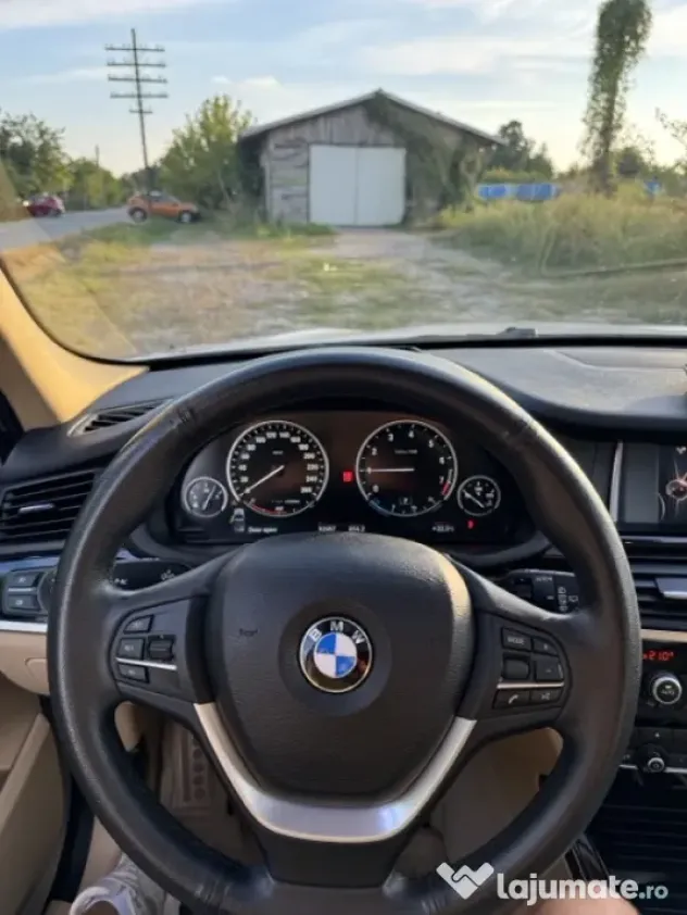 BMW X3 xDrive 20i F25 Facelift (2017)–92.500 km–Pachet Advantage, Panoramic, HUD