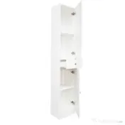 Dulap baie coloana New Elegance, cu sertar si usi, 35 x 190 x 29 cm, alb