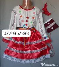 Costum popular pentru copii 8-9-10 ani 235 lei