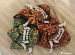 Masti halloween pictate handmade