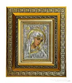 Icoane Argintate-MD Lacrima,Mantuitorul cu Spini si alti Sfinti Relief 3 D