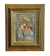 Icoane Argintate-MD Lacrima,Mantuitorul cu Spini si alti Sfinti Relief 3 D